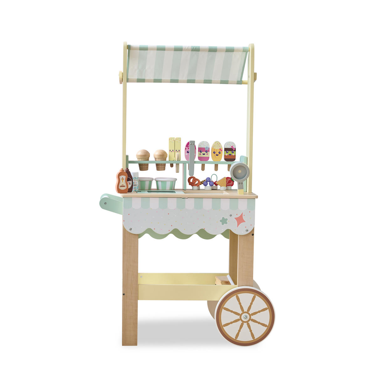 EISSTAND mit 33 Zubehörteilen, 100cm, Minze - Grün, Holz - Teamson Kids