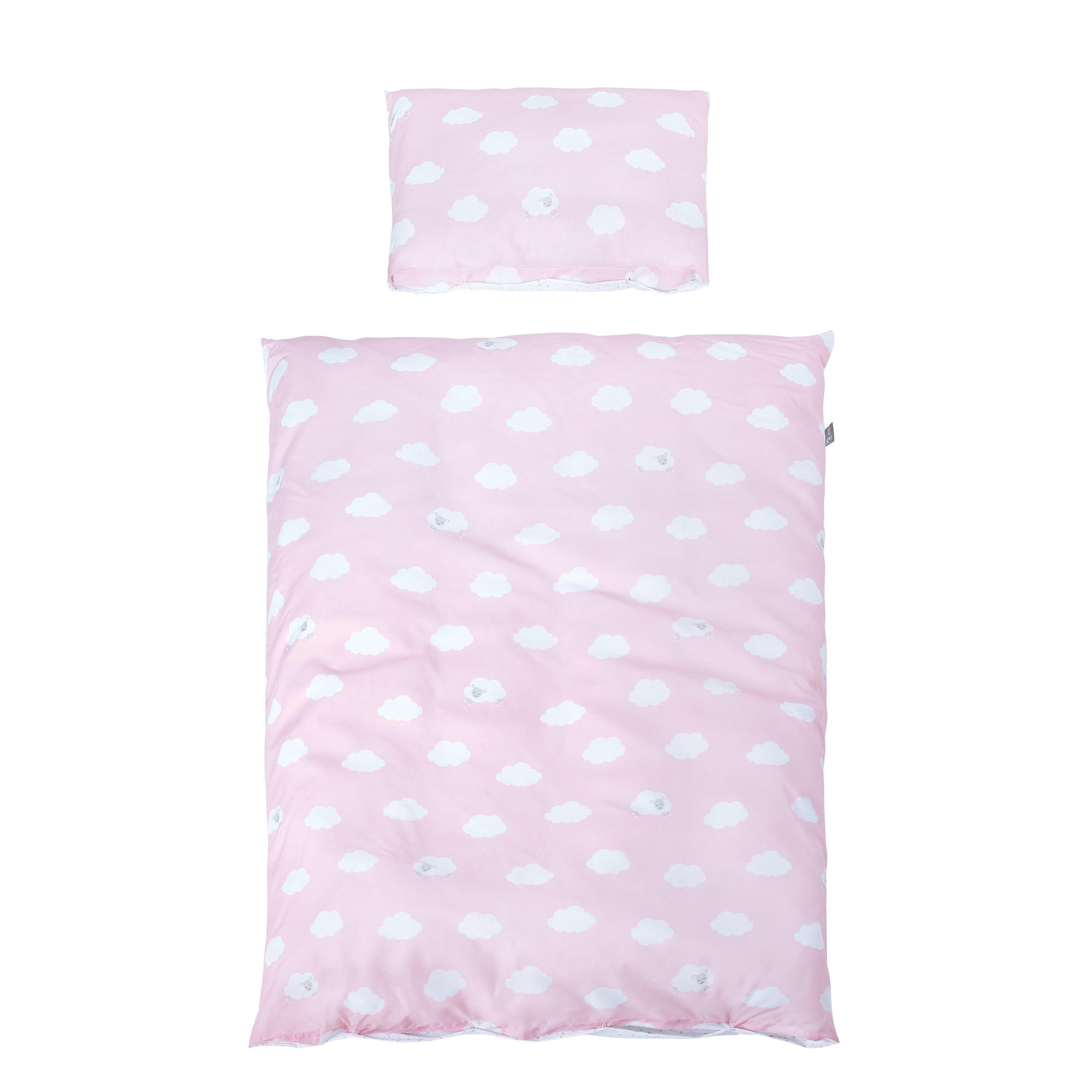 BABYBETTWÄSCHE Kleine Wolke rosa 100 x 135 cm - Rosa, Textil (100/135cm) - Roba