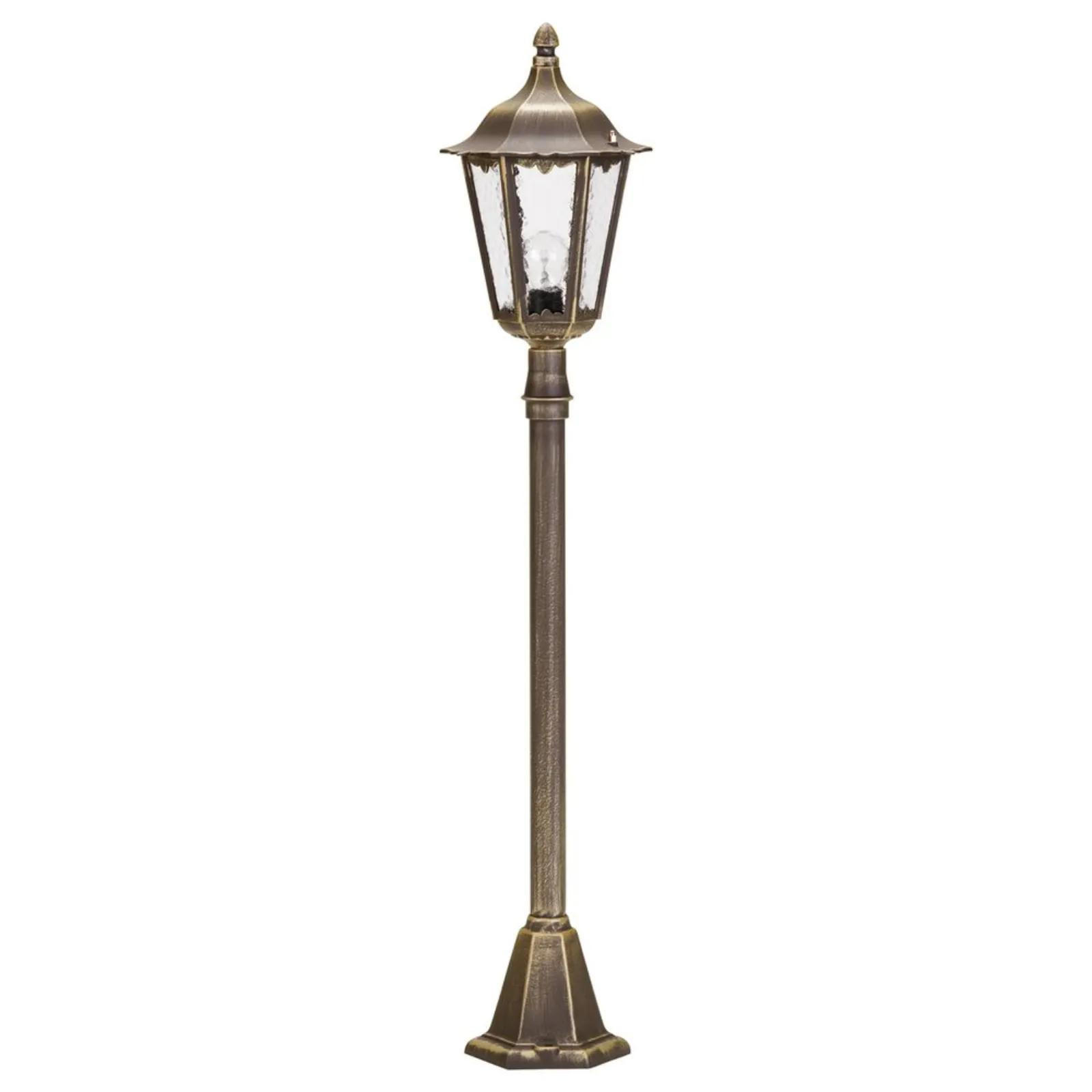 WEGELEUCHTE Braun - Braun, Metall (24/24/115cm) - click-licht