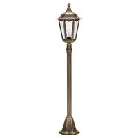 WEGELEUCHTE Braun - Braun, Metall (24/24/115cm) - click-licht