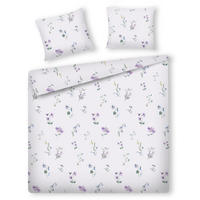 BETTWÄSCHE Agnessa - Violett, Textil (200/220cm) - home&you