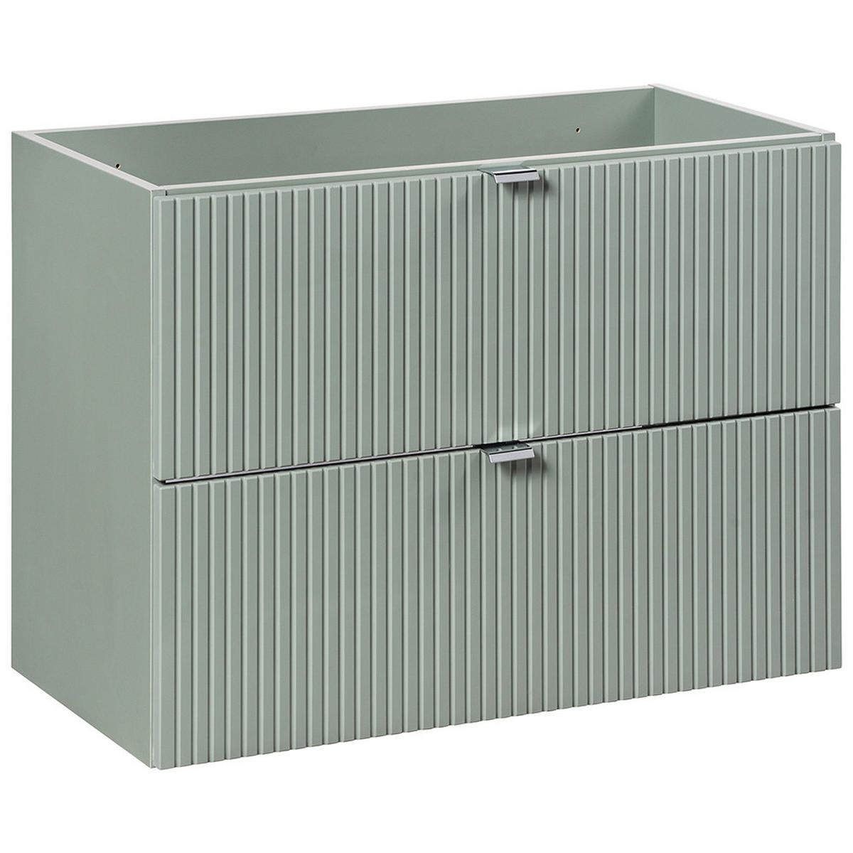 BADMÖBEL-SET 2-TLG. Newport-56 - Grün, Holzwerkstoff (80/200/40cm) - Lomado