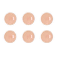 TELLER Oxygen Ø21,5cm - 6er-Set -Puderrosa - Pink, Keramik (21.5cm) - Björn