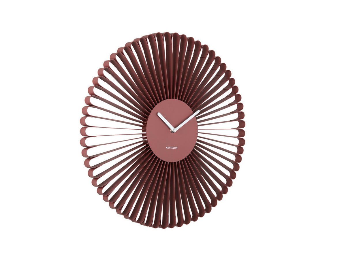 WANDUHR Cascara Rot 50/4/50 cm - Rot, Metall (4/50/50cm) - Karlsson