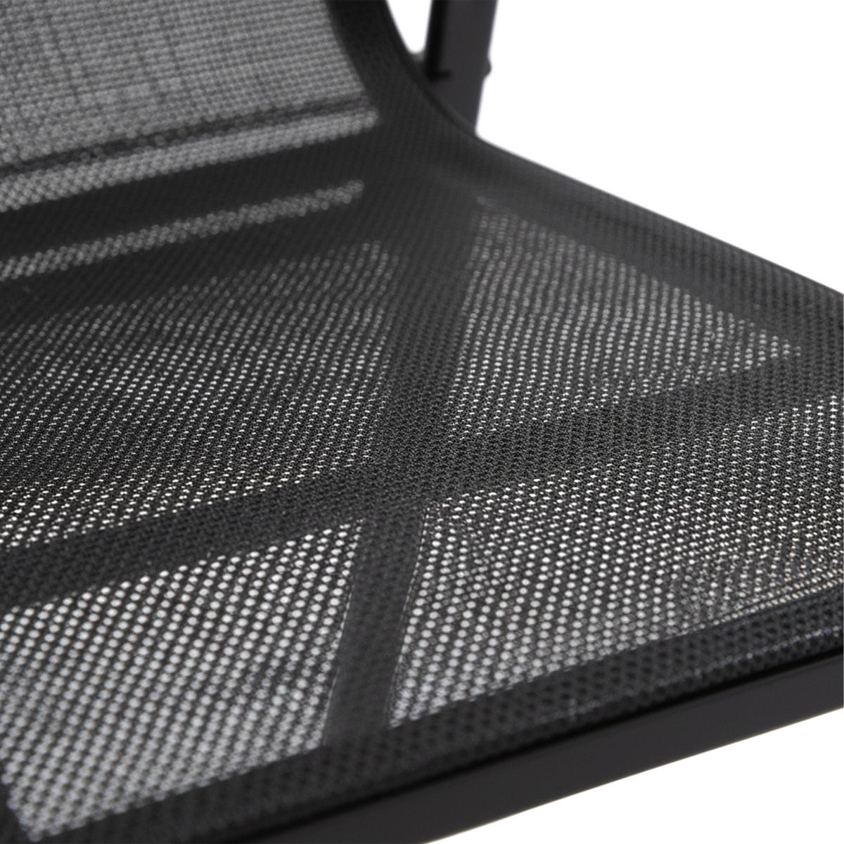 GARTENSTÜHLE-SET - Anthrazit, Textil (56/90/65cm) - Relaxdays