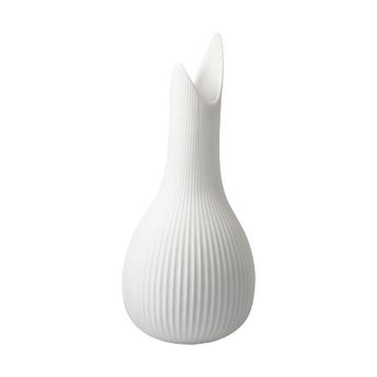 VASE Studio 8 Pure Raindrop weiß 25 cm - Weiß, Keramik (25cm) - Goebel