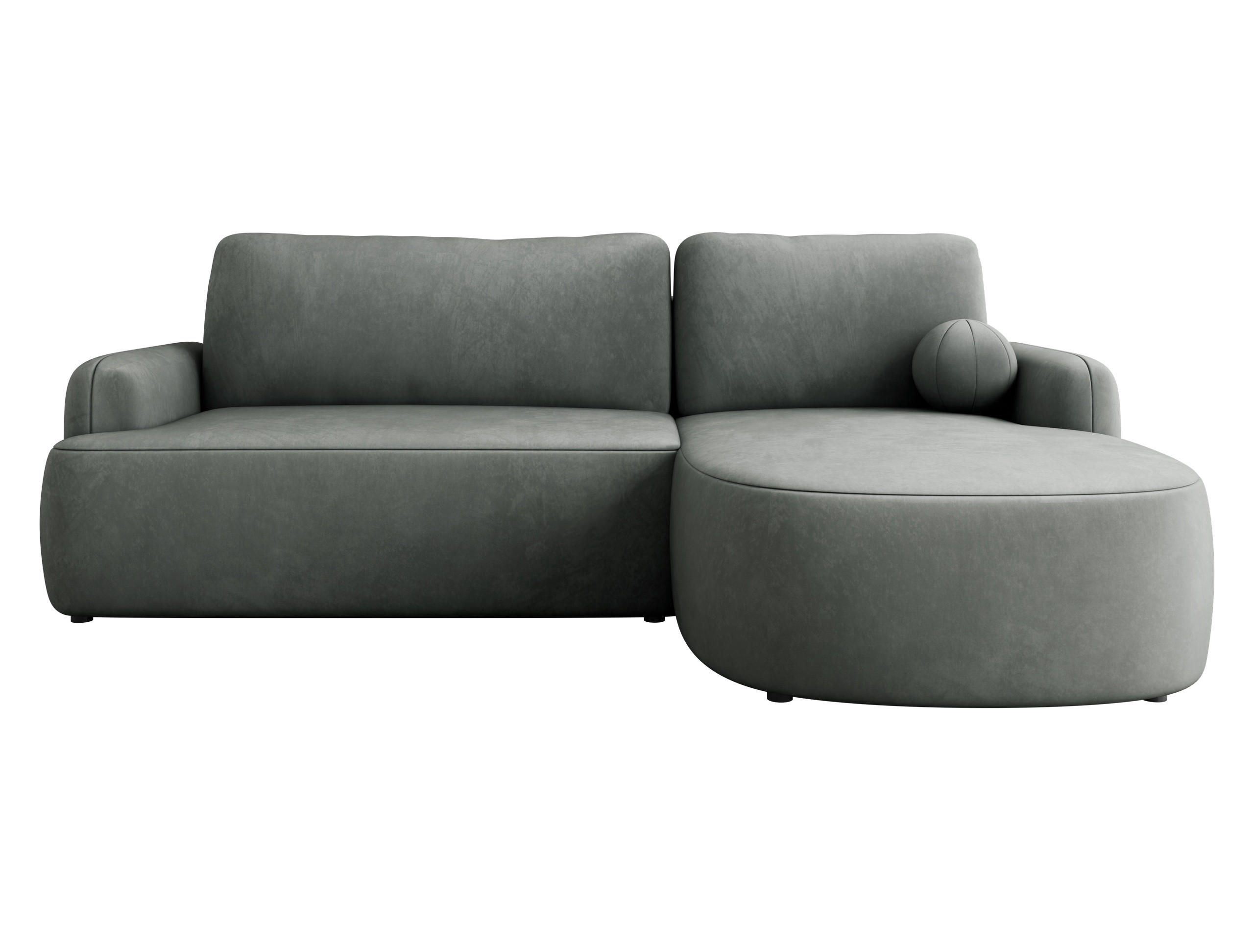ECKSOFA Loridu, Seite: Rechts - Schwarz/Graphitfarben, Holz/Kunststoff (250/174cm) - MIRJAN24