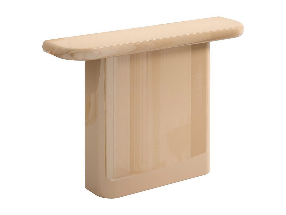 KONSOLENTISCH - 120 cm x 35 cm - Holz, Platte - Beige - RABIRI - Beige, Holz (35/120/81cm) - Vente-Unique