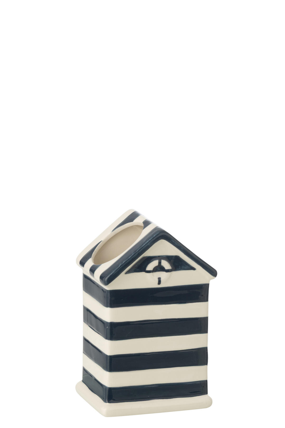 BLUMENTOPF BEACH HOUSE Blau - Blau, Keramik (8/15.5cm) - J-Line