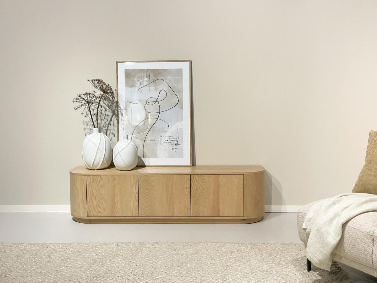 TV-MÖBEL Novero Braun 40/180/45 cm - Braun, Holz (180/45/40cm) - Livingfurn