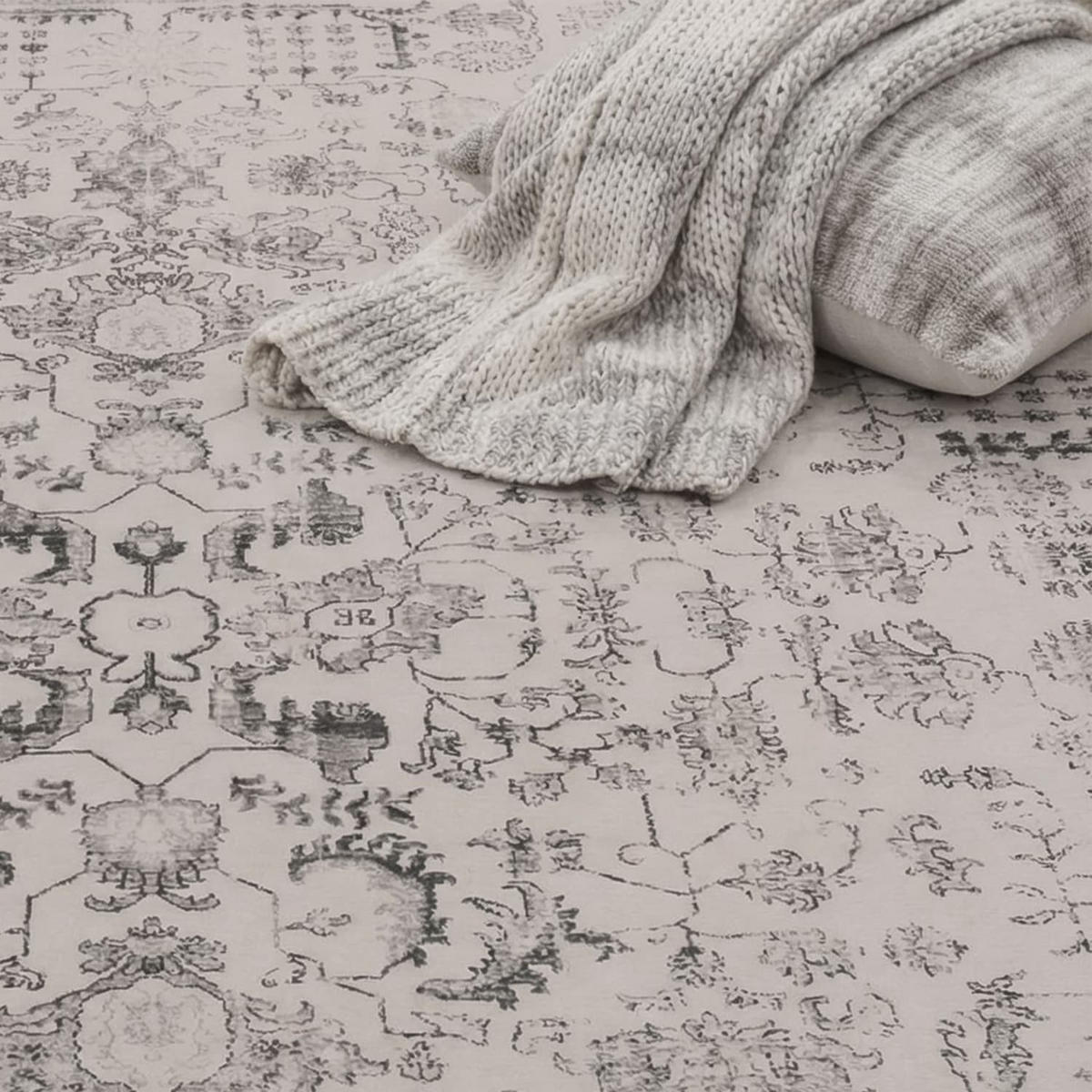 KURZFLORTEPPICH 80/150 cm Semer 427 - Grau, Kunststoff (80/150cm) - Paco Home