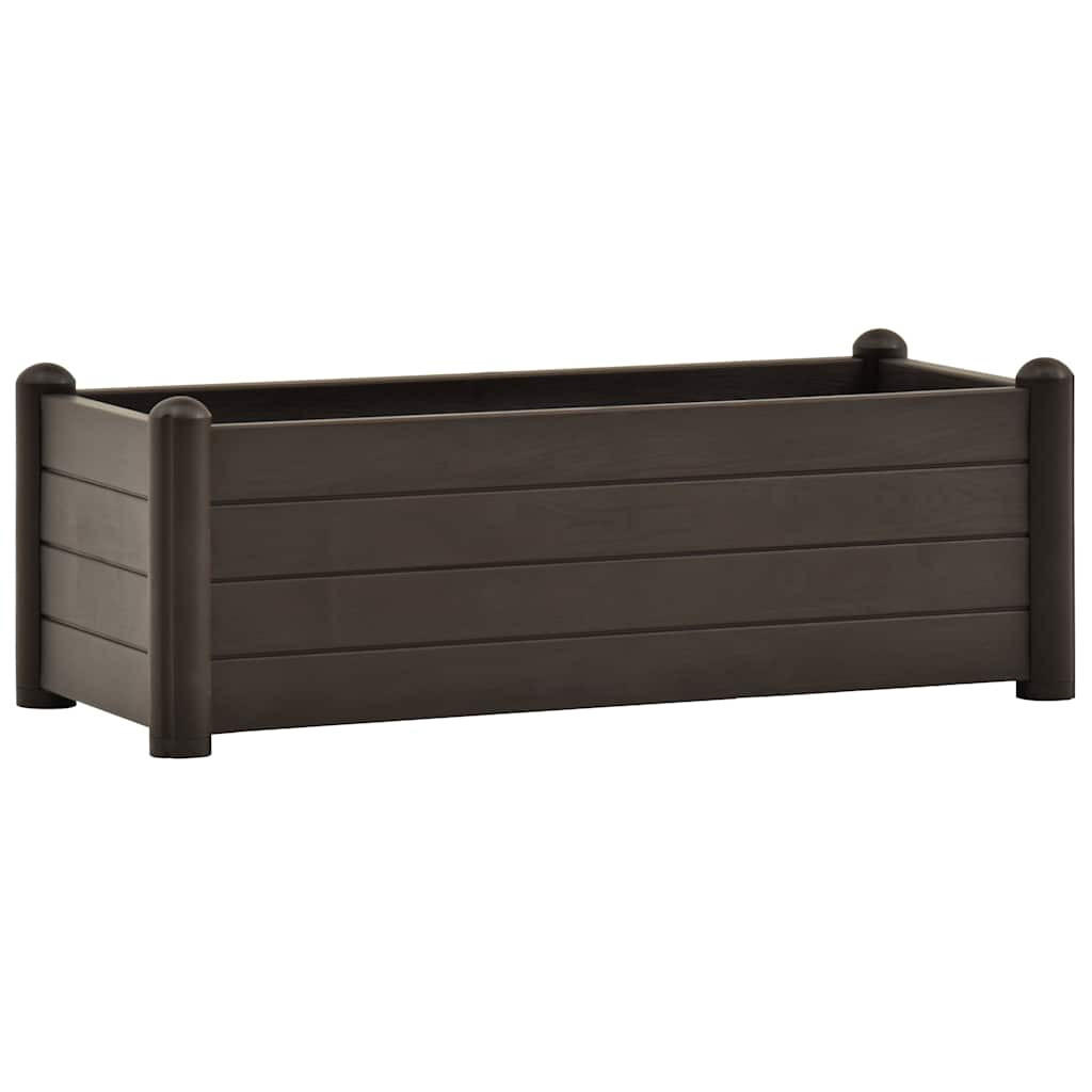 vidaXL Garten-Hochbeet Mokka 100x35x43 cm
