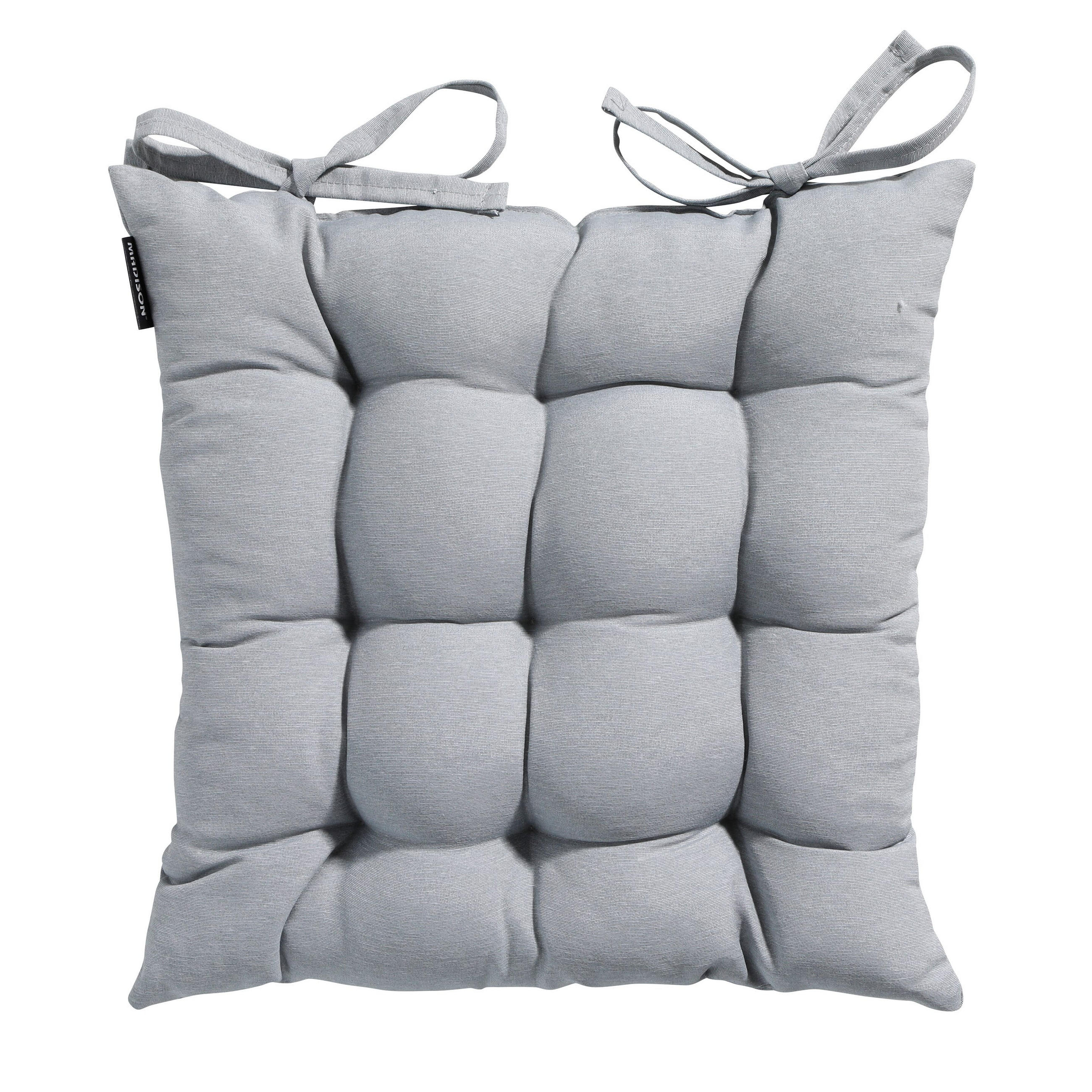 SITZKISSEN Panama 46/46 cm 4er-Set - Hellgrau, Textil (46/6/46cm) - Madison