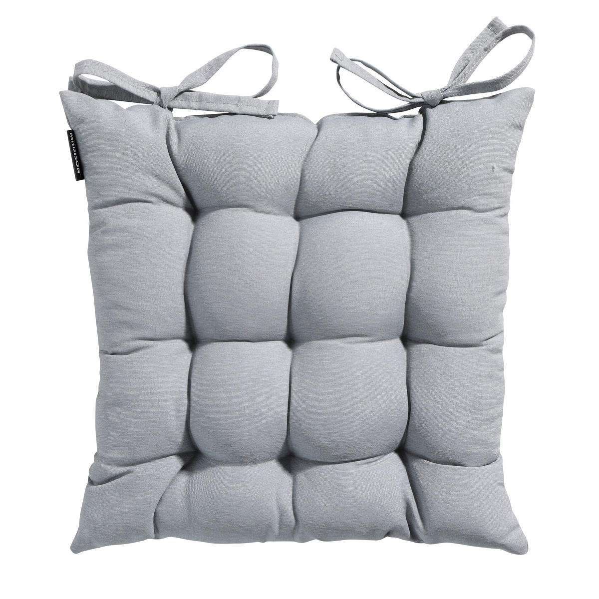 SITZKISSEN Panama 46/46 cm 4er-Set - Hellgrau, Textil (46/6/46cm) - Madison