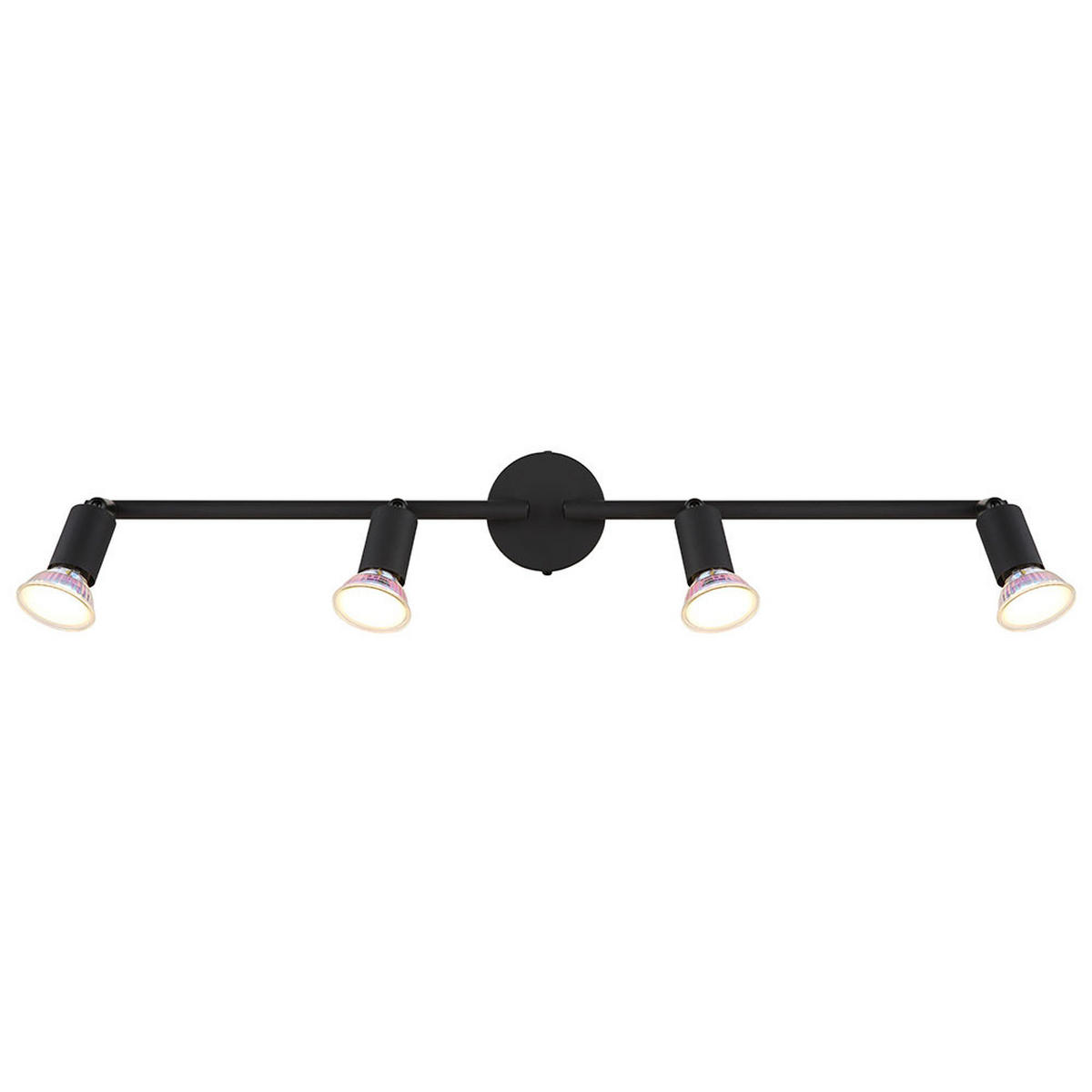 DECKENLEUCHTE Matrix Metall Schwarz - Schwarz, Metall (60/8/13cm) - Globo Lighting