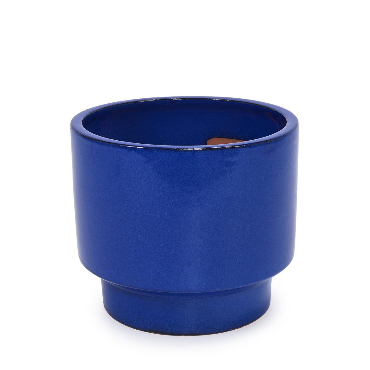 BLUMENTOPF Ø 38,1/30,5/22,9 cm Blau (3 Stück) - Blau, Keramik (38/33cm) - Oxeza