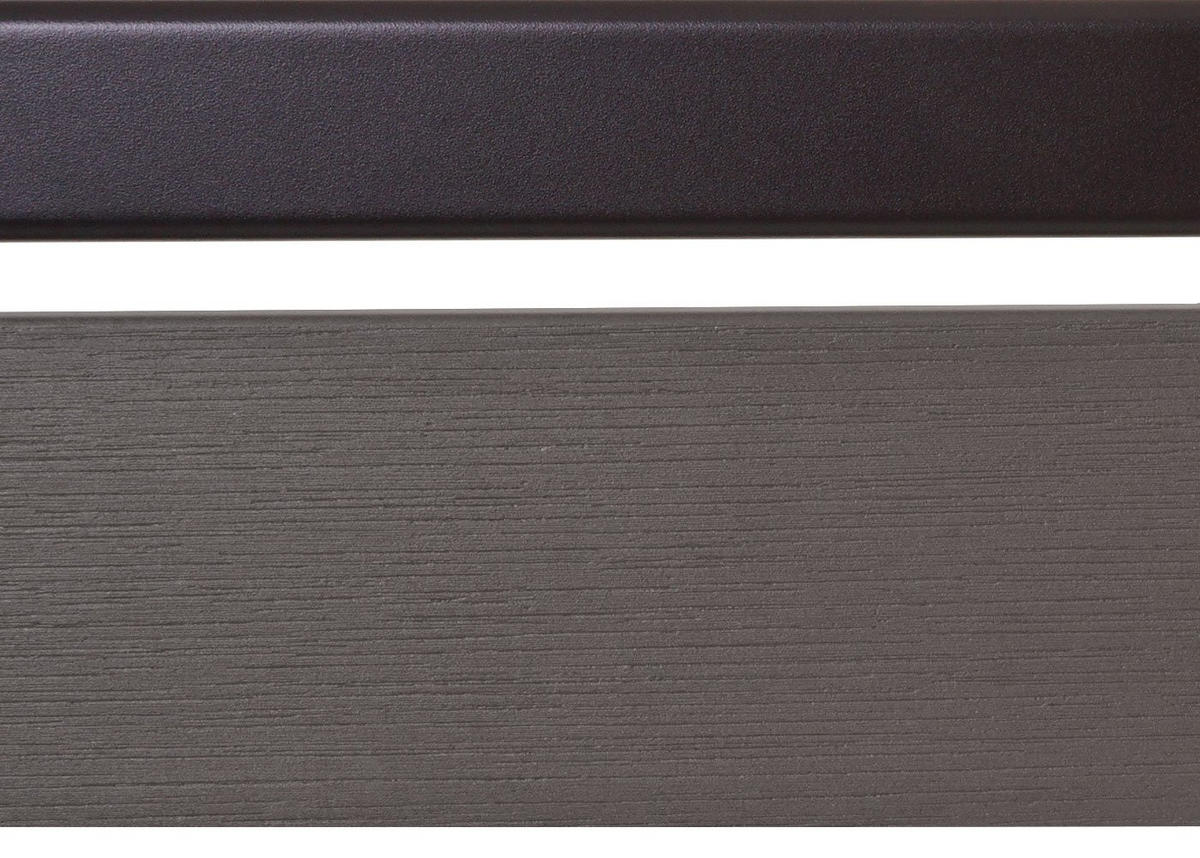 ALU MÜLLTONNEN-ZAUN Grau - Grau, Metall (300/130/110cm) - MCW