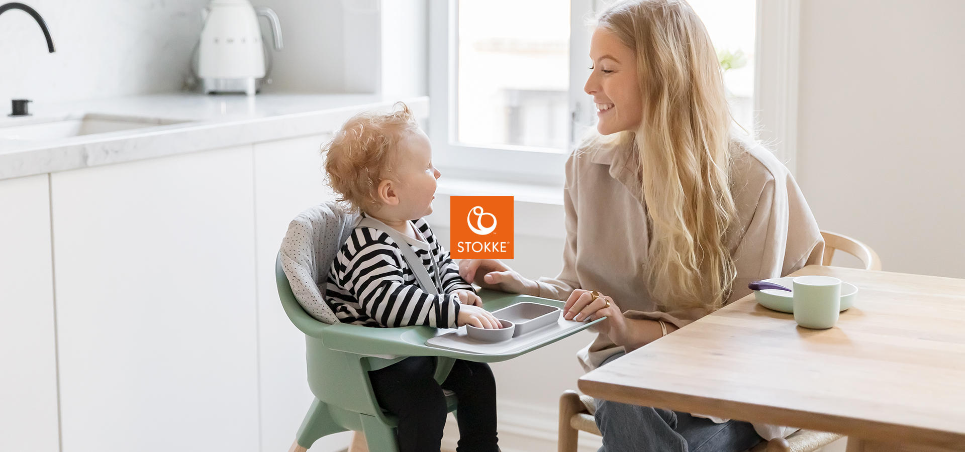 Stokke Hochstuhl Clikk Green
