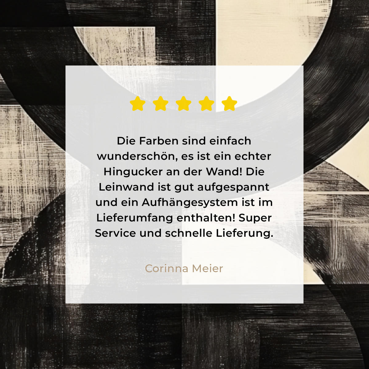 LEINWANDBILD Kreise - Balken - Schwarz - Abstrakt Wandbilder 80x60 cm - Schwarz, Textil (80/60cm) - MuchoWow