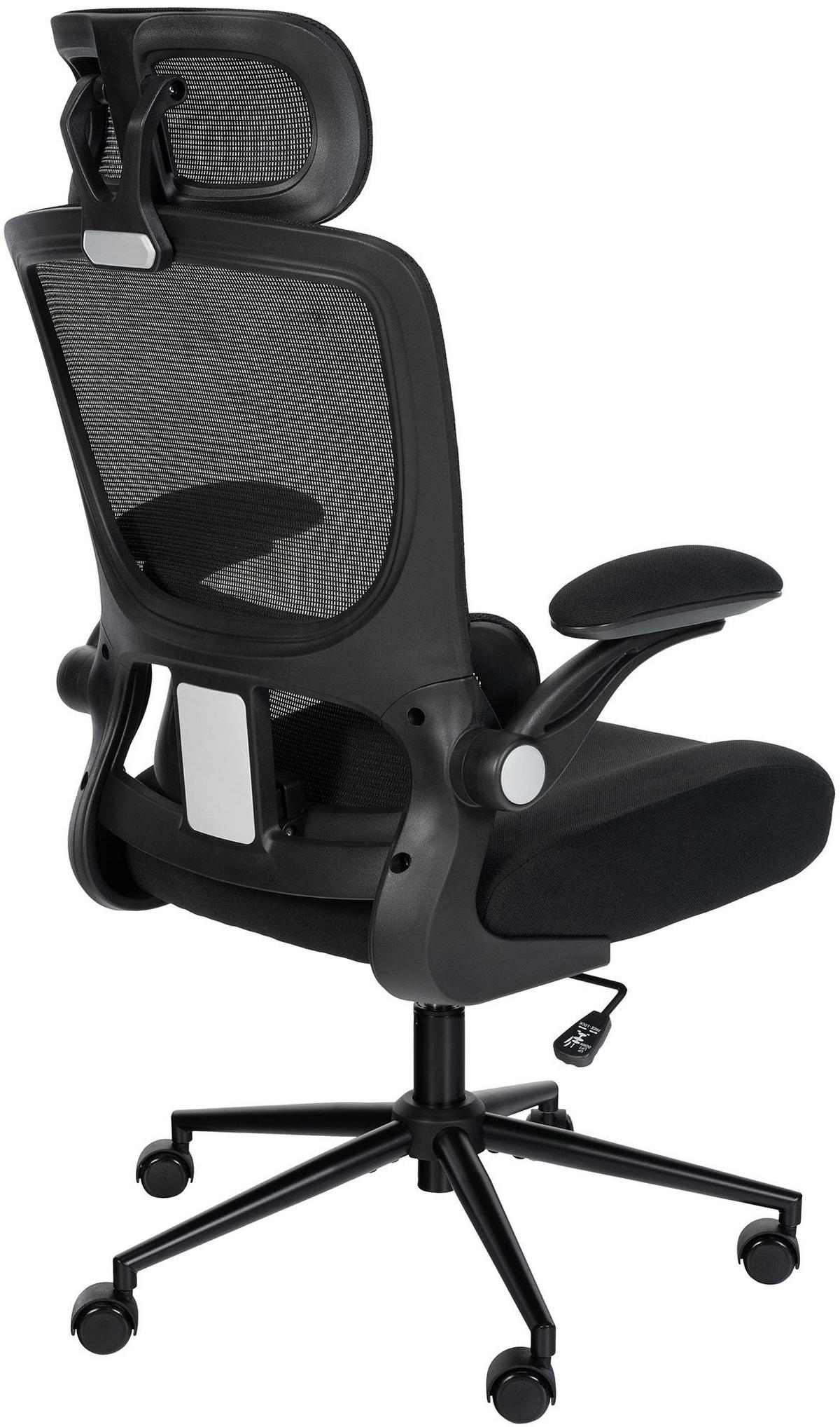 DREHSTUHL Stoff Schwarz - Schwarz, Textil (67/114/70cm) - CLP