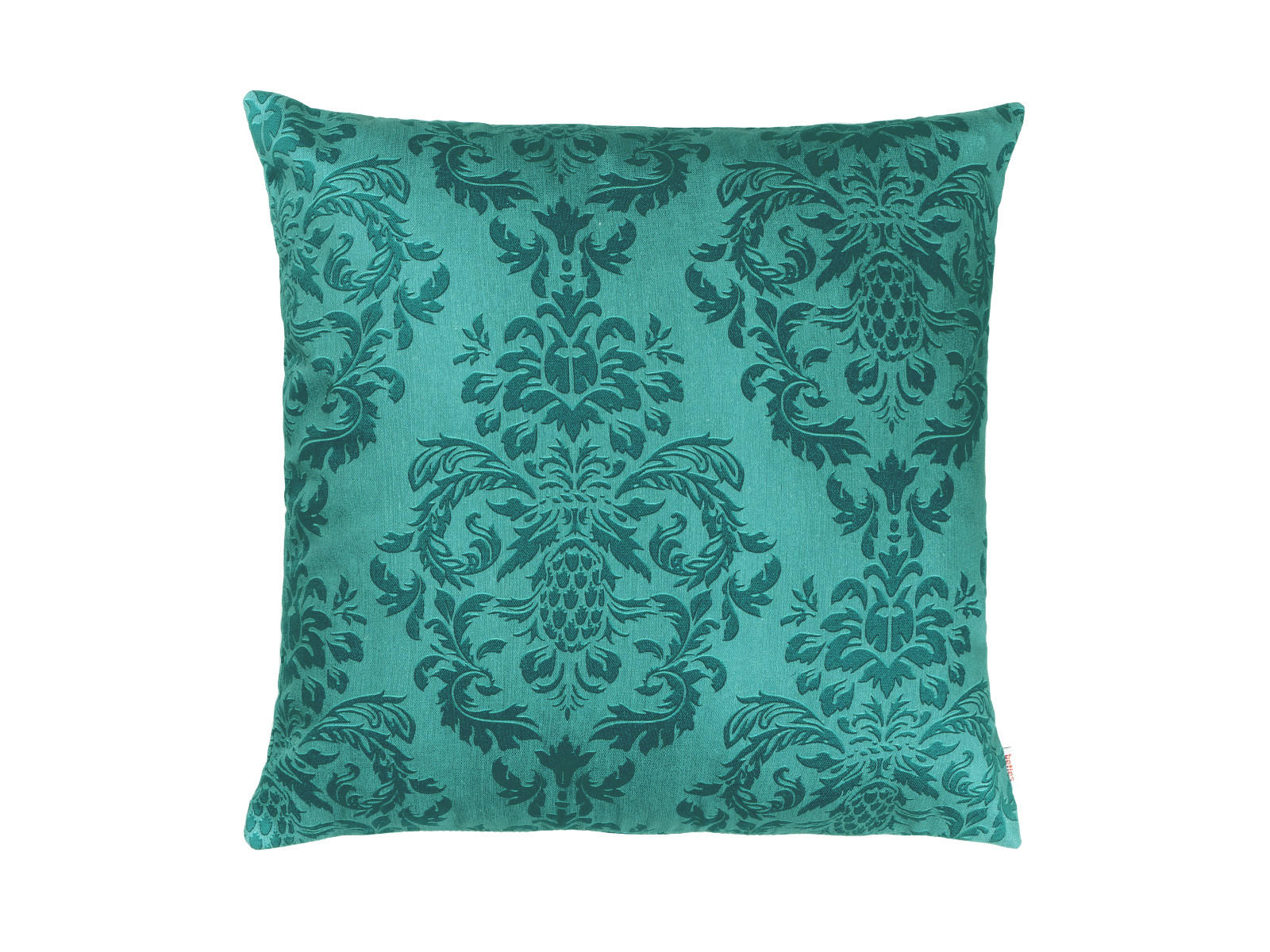 KISSENNHÜLLE Epoche petrol-grün 50/50 cm - Petrol, Textil (50/50cm) - beties Heimtextil