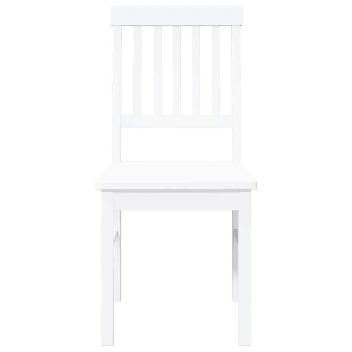 STUHL-SET 2 Stk Sturmhainbach 42.5/90/44.5 cm - Weiß, Holz (42.5/90/44.5cm) - ZMH