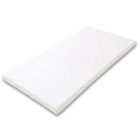 KINDERMATRATZE 60 x 120 cm klappbar, Schaumstoff, Mikrofaserbezug Weiß - Weiß, Naturmaterialien - Best for Kids