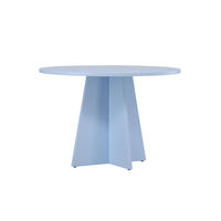 ESSTISCH BOOTCUT Blau 110x110x75 cm - Blau, Holzwerkstoff (110/110/75cm) - FURNLUX