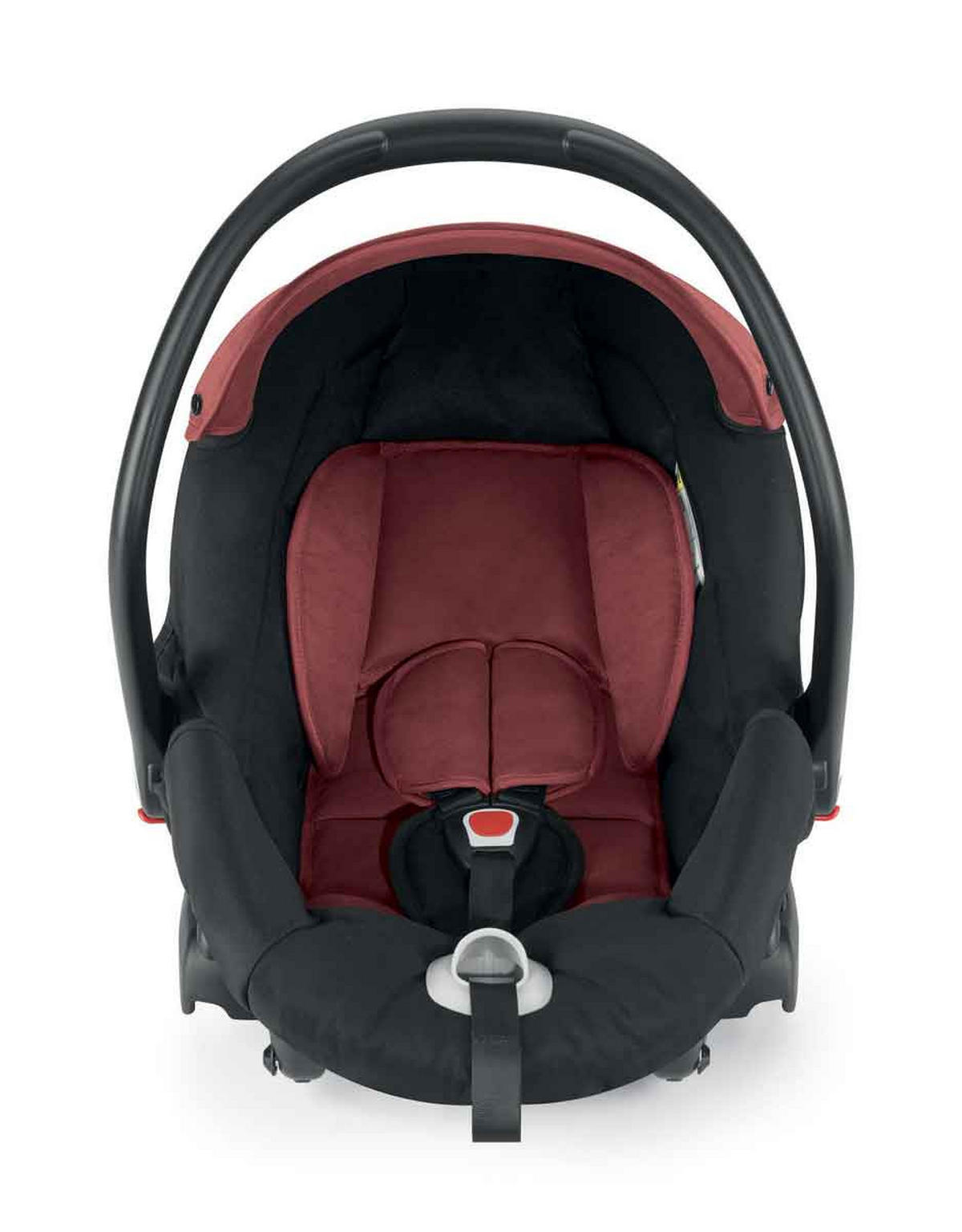 KOMBI-KINDERWAGEN 3-in-1 Slick inkl. Babyschale, Fusssack & Wickeltasche - Bordeaux/Schwarz, Kunststoff (60/100/123cm) - Cam il Mondo del Bambino S.p.A.