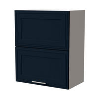 KLAPPHÄNGESCHRANK Salo W8B/60-AV Weiß / Indigo Matt 60 / 32,5 / 72cm - Weiß/Dunkelblau, Holz/Holzwerkstoff (60/72/32.5cm) - Feldmann-Wohnen