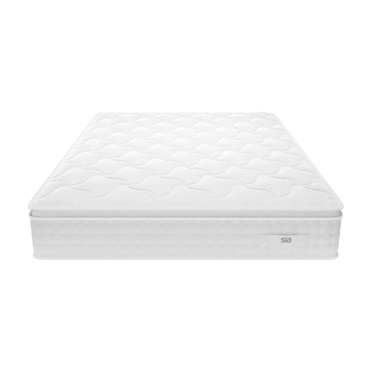 MATRATZE HYBRIDE PREMIUM CLOUD Memory-Schaum. Latex & Taschenfedern Weiß 90cm - Weiß, Textil (190/140cm) - Sia Home