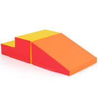 SOFTBAUSTEINE Orange (2er-Set) - Orange, Kunststoff (50/25/100cm) - COSTWAY