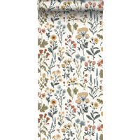 TAPETE Feldblumen 50 x 900 cm - Weiß, Papier (50/900cm) - Sanders & Sanders