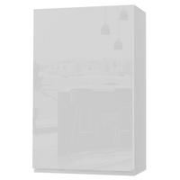 HÄNGESCHRANK Florence W4/60/1 Weiß / RAL 9003 signalweiß HG 60 / 32,5 / 96cm - Türanschlag rechts - Weiß Hochglanz/Weiß, Holz/Holzwerkstoff (60/96/32.5cm) - Feldmann-Wohnen