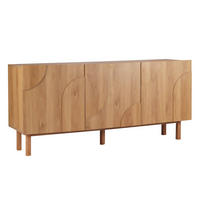 SIDEBOARD, Holz - Braun, Holz (40/75/160cm) - Oviala