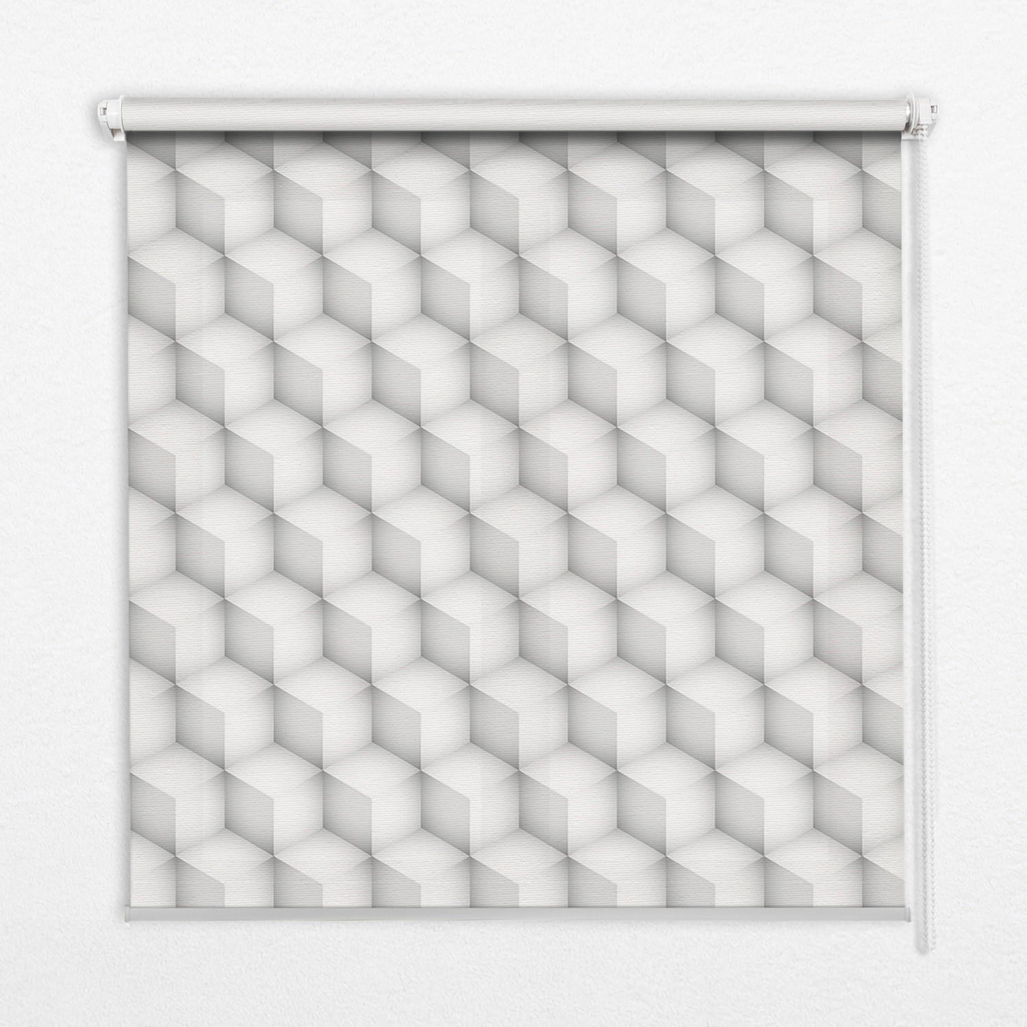 TULUP VNITŘNÍ roleta - okenní roleta - roleta - 140x140 cm - 3D kostky