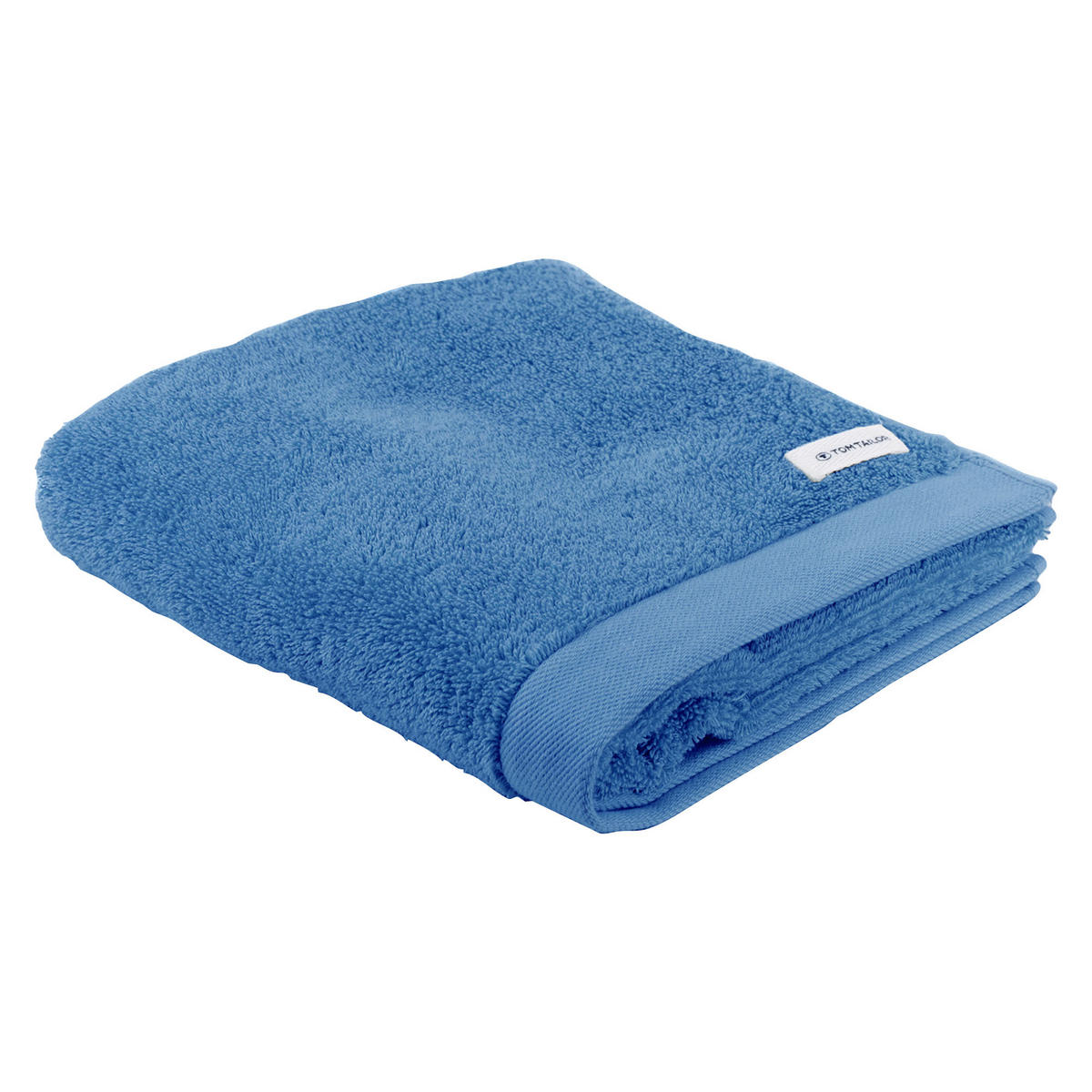 HANDTUCH-SET Color Bath, 12-tlg. Blau 100% Baumwolle - Blau, Naturmaterialien (60/120cm) - Tom Tailor