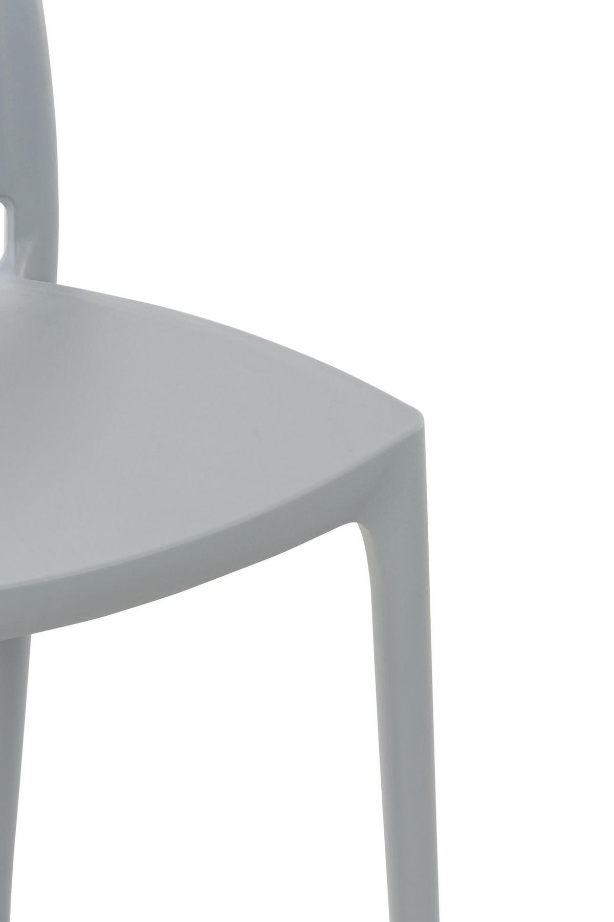STUHL Maya hellgrau - Grau, Kunststoff (44/81/50cm) - TPFGarden
