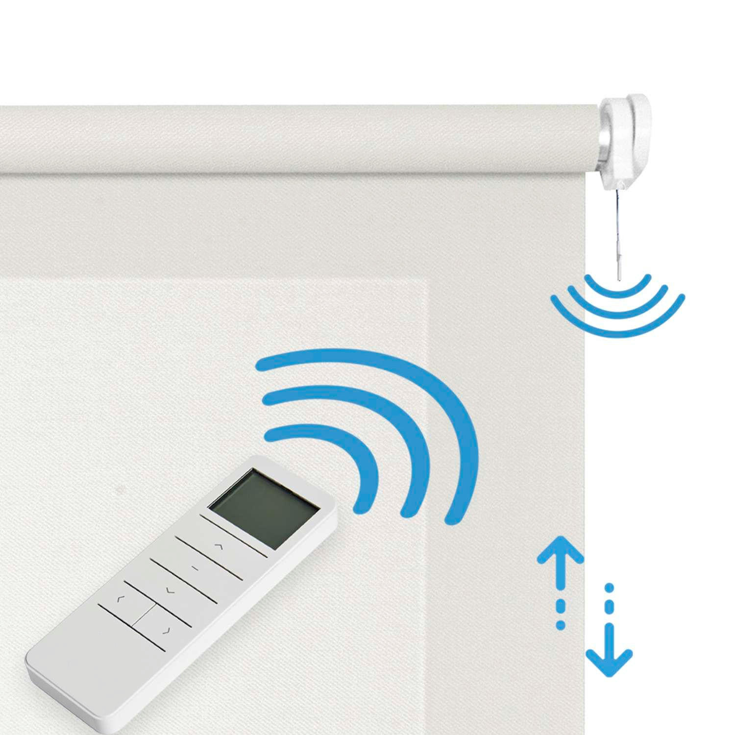 Thumbnail - Storesdeco Rollos, Weiß, Kunststoff, Uni, Rechteckig, 100x250 cm, CE, Wohntextilien, Rollos & Jalousien, Rollos