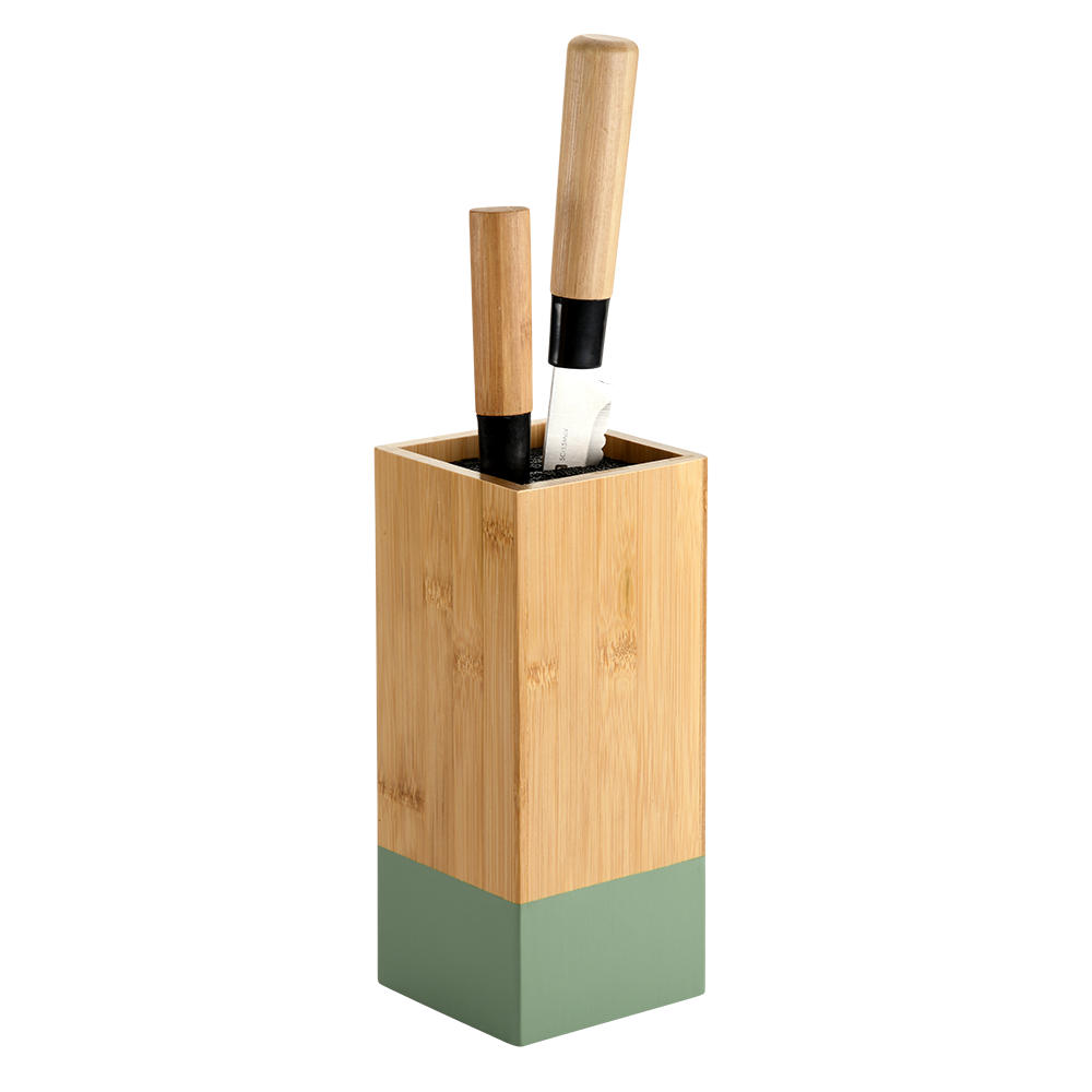 MESSERBLOCK Bambus - Grün, Naturmaterialien (10/23/10cm) - Kesper