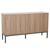 SIDEBOARD, helles Holzeffekt - Beige, Holz (40/85/147cm) - Oviala