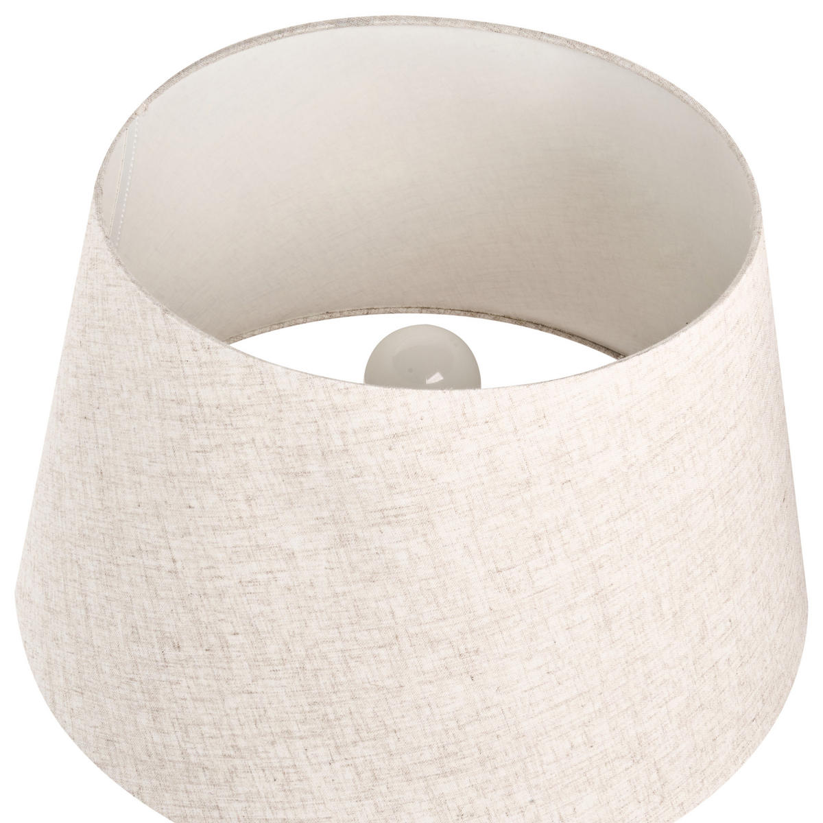 TISCHLAMPE Braun Barton - Braun, Keramik (40/40/51cm) - Beliani