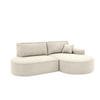 ECKSOFA Venedig Mit Schlaffunktion - Weiß, Holzwerkstoff/Textil (278/179cm) - Fun Möbel