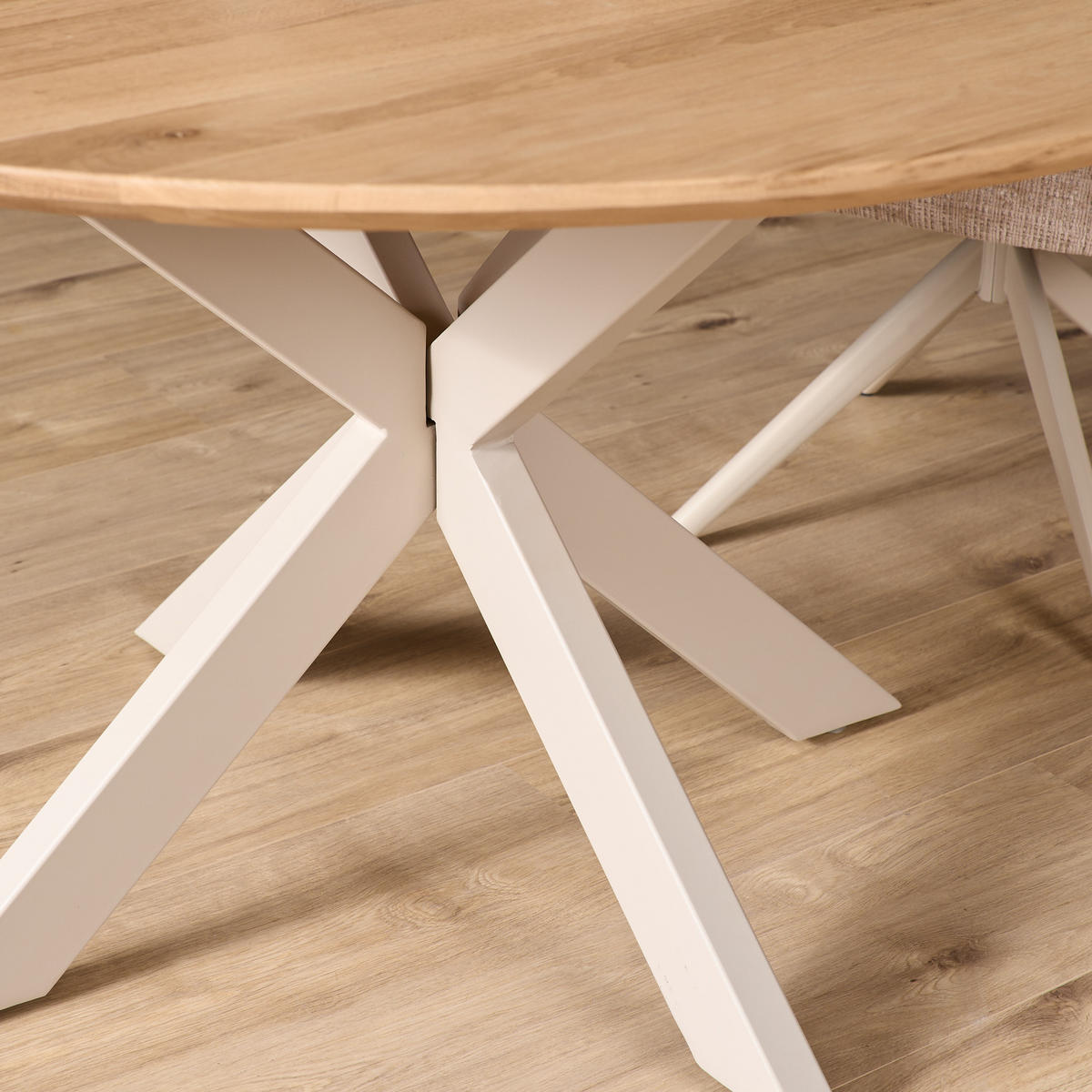 ESSTISCH Ferris Beige 110/110/76 cm - Beige, Holz (110/110/76cm) - Starfurn