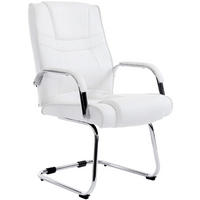 SCHWINGSTUHL Lederlook weiß - Weiß, Textil/Metall (60/104/67cm) - CLP