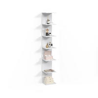 WANDREGAL Vesuvio Weiß 30 x 190 cm - Weiß, Holzwerkstoff (30/190/28cm) - Livinity®