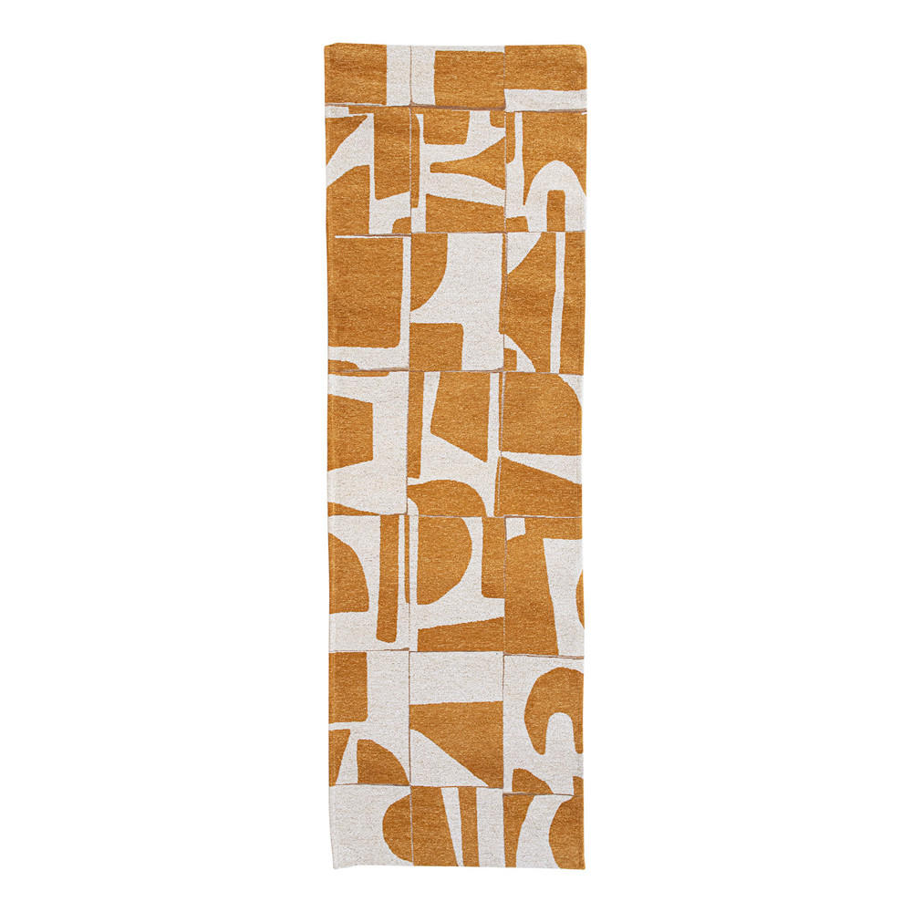 TEPPICH Curry Craft 80/250 cm - Gelb, Textil (80/250cm) - Louis De Poortere