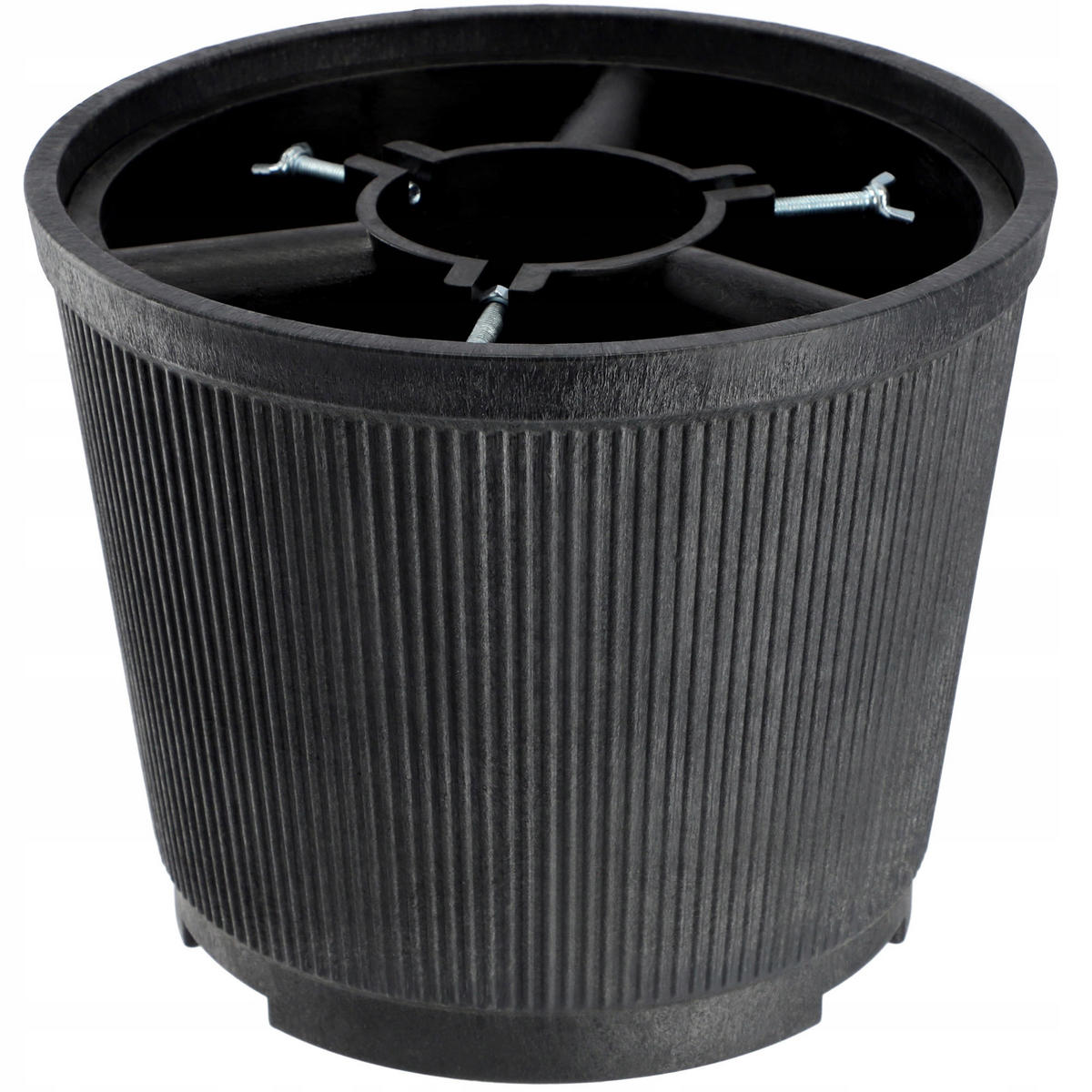 KADAX Großer Weihnachtsbaumständer, Weihnachtsbaumständer, 2,5 m - Grün, Kunststoff (25.4cm) - KADAX