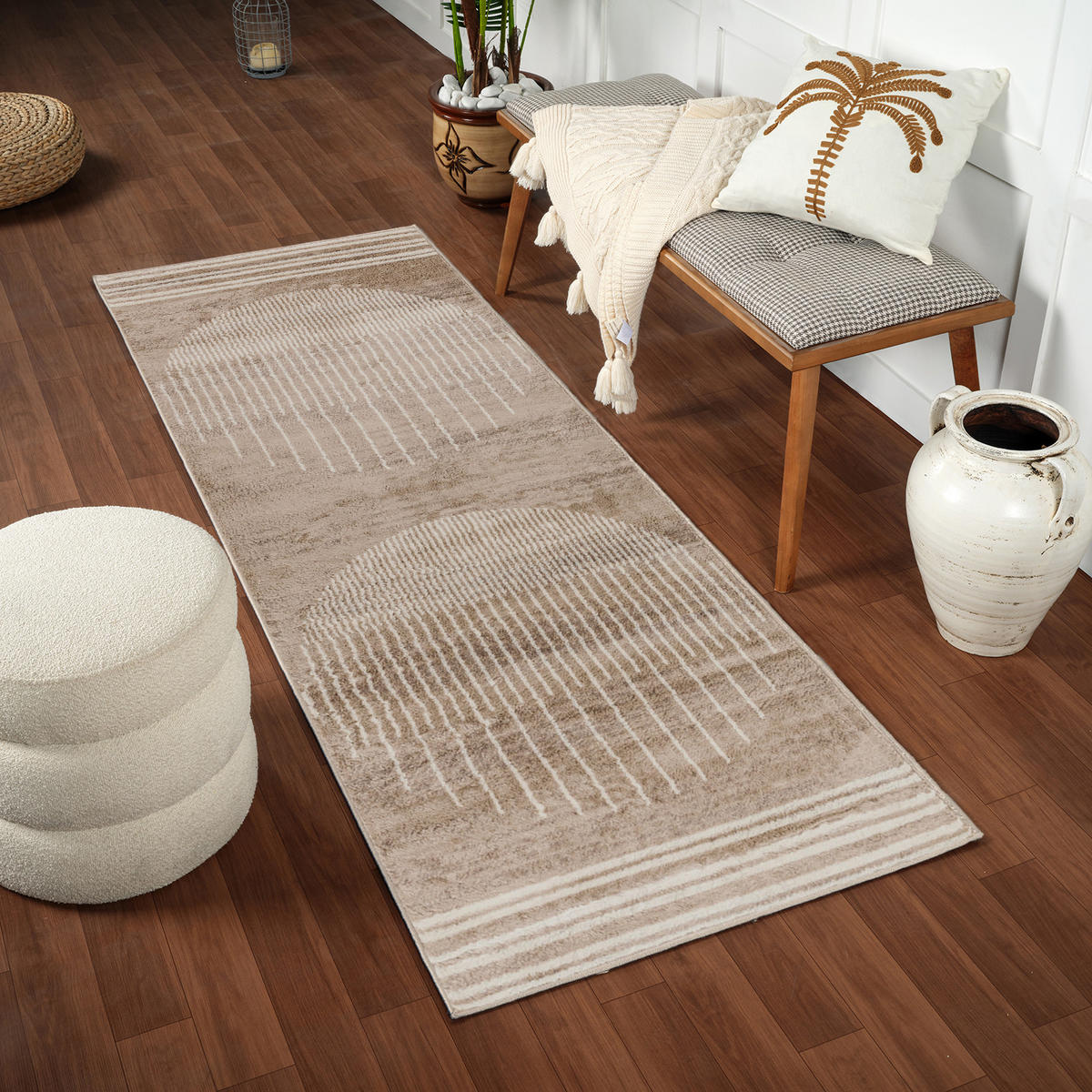 KURZFLORTEPPICH 80/220 cm Braun - Braun, Textil (80/220cm) - LIVABLISS