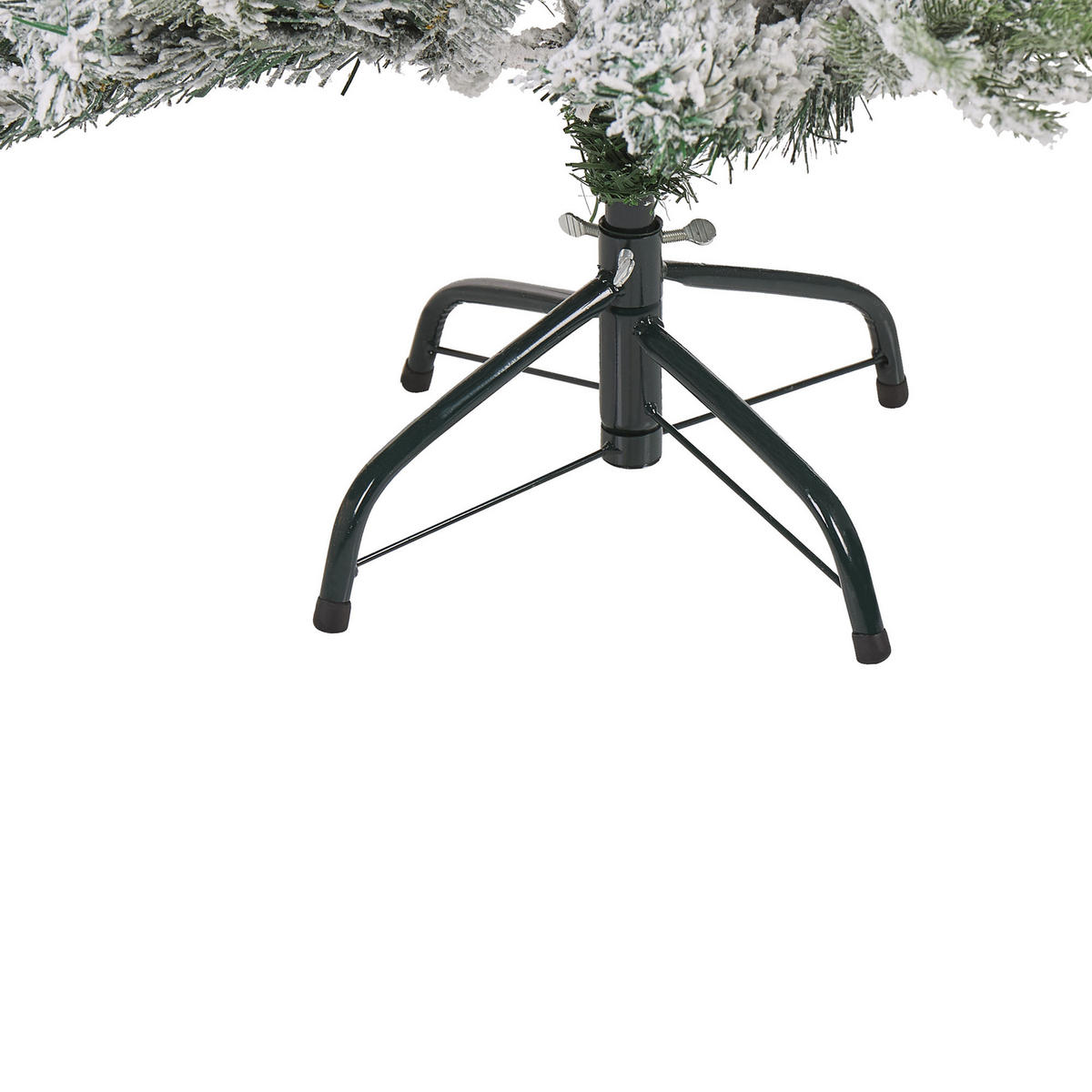 WEIHNACHTSBAUM 120 cm Weiß Tomichi - Weiß, Kunststoff (120cm) - Beliani